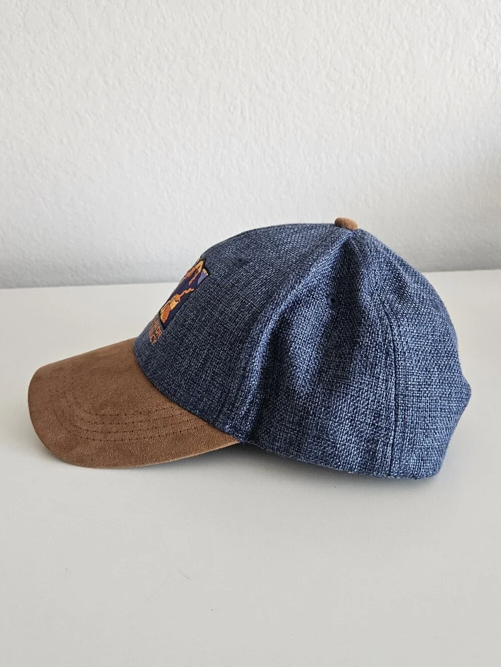 Grand Canyon Conservancy Hat Denim Faux Suede Adjustable Snapback Baseball Cap